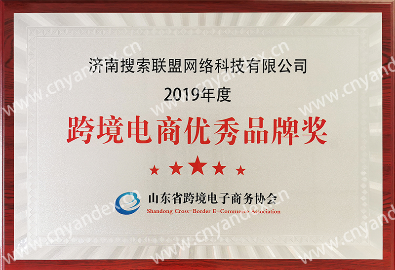 跨境電商年度優(yōu)秀品牌獎(jiǎng)