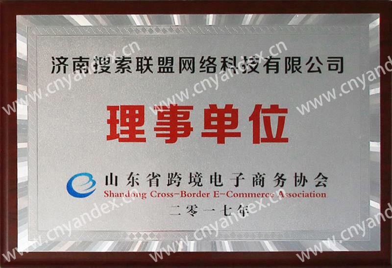 山東省跨境電子商務(wù)協(xié)會(huì)理事單位